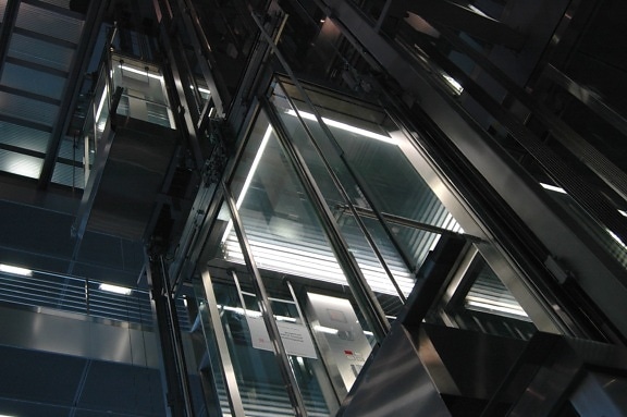 Platform, Bina, Asansör, çelik cam