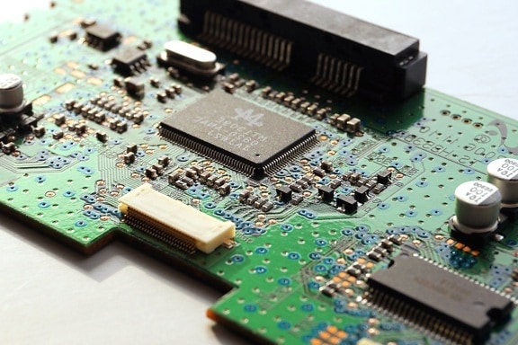 elektronika, mikroprocesor, základní deska, počítačový čip