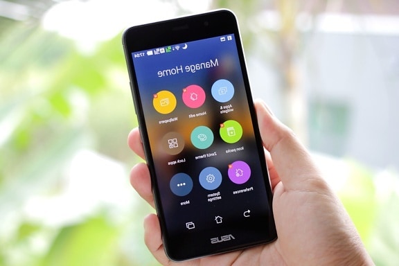 tela do telefone android, dispositivo, exposição, eletrônica, celular