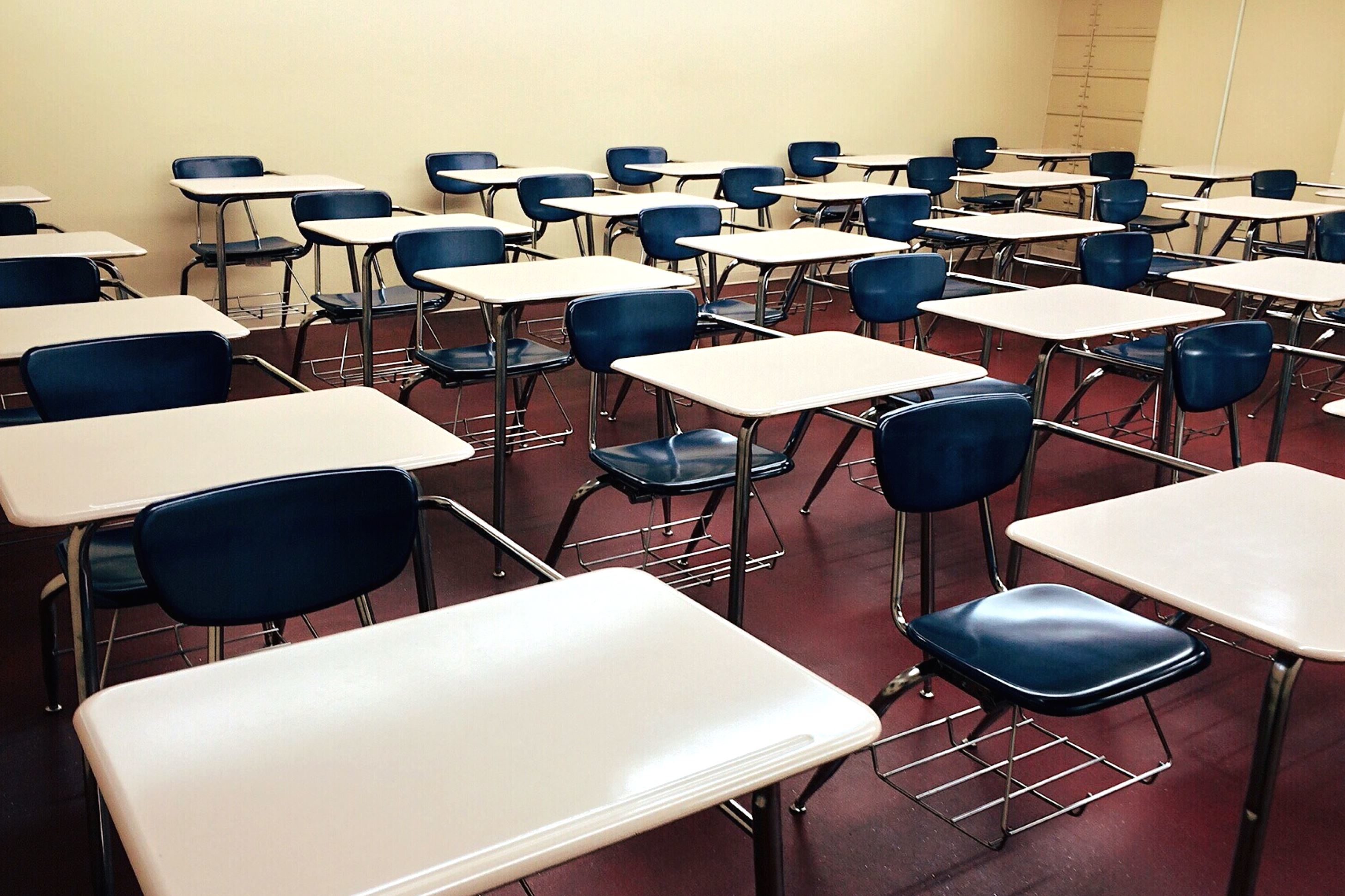 Free picture: room, rows, school, seat, chairs, classroom, college, desks