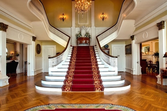 design, stairs, architecture, chandelier, elegant, furniture