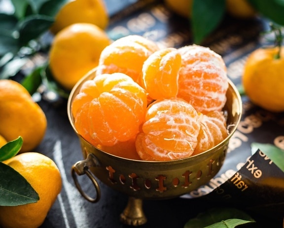 оранжевый, фрукты, витамины, еда, свежие, мандаринов, питательные