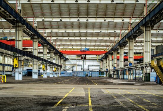 factory, industry, architecture, building, steel, warehouse