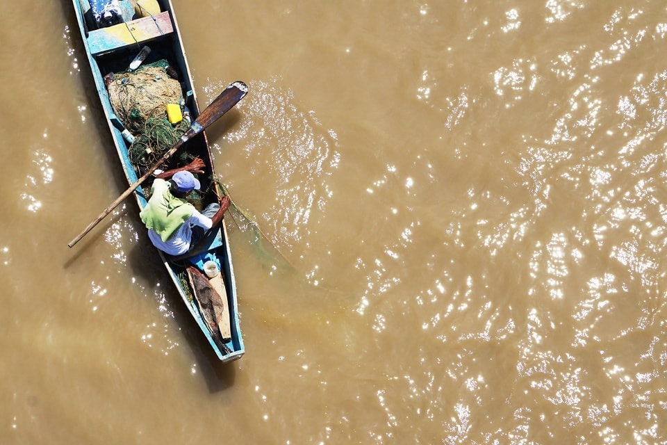 Free picture: water, boat, fisherman, fishing, river