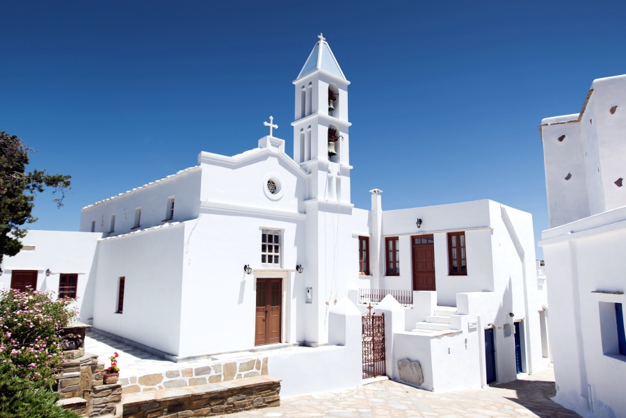 Extérieur, architecture, bâtiment, église, religion, Grèce