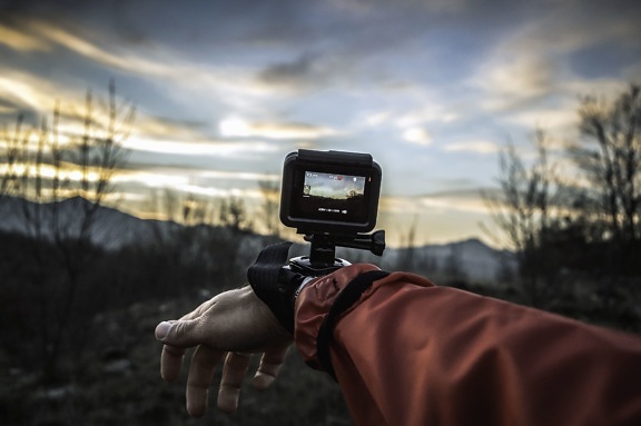 การเดินทาง กล้องวิดีโอ บันทึก ภูมิทัศน์ ภูเขา ธรรมชาติ