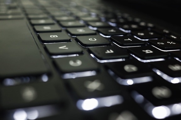 コンピューターのキーボード、ボタン、技術