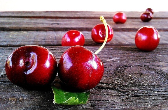 cherry, red, fruit