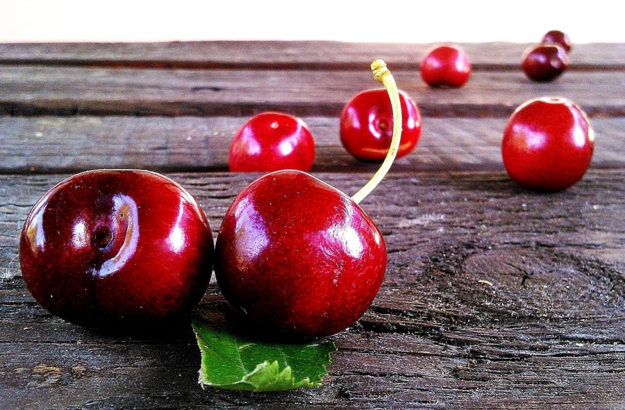 cherry, red, fruit