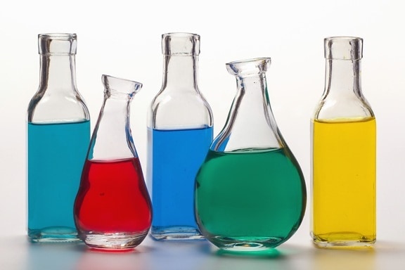 science, laboratory, bottles, chemicals, chemistry,