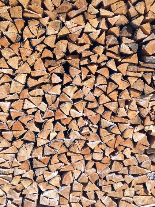 Holz, Brennholz, komplex, Winter, Heizung, Textur