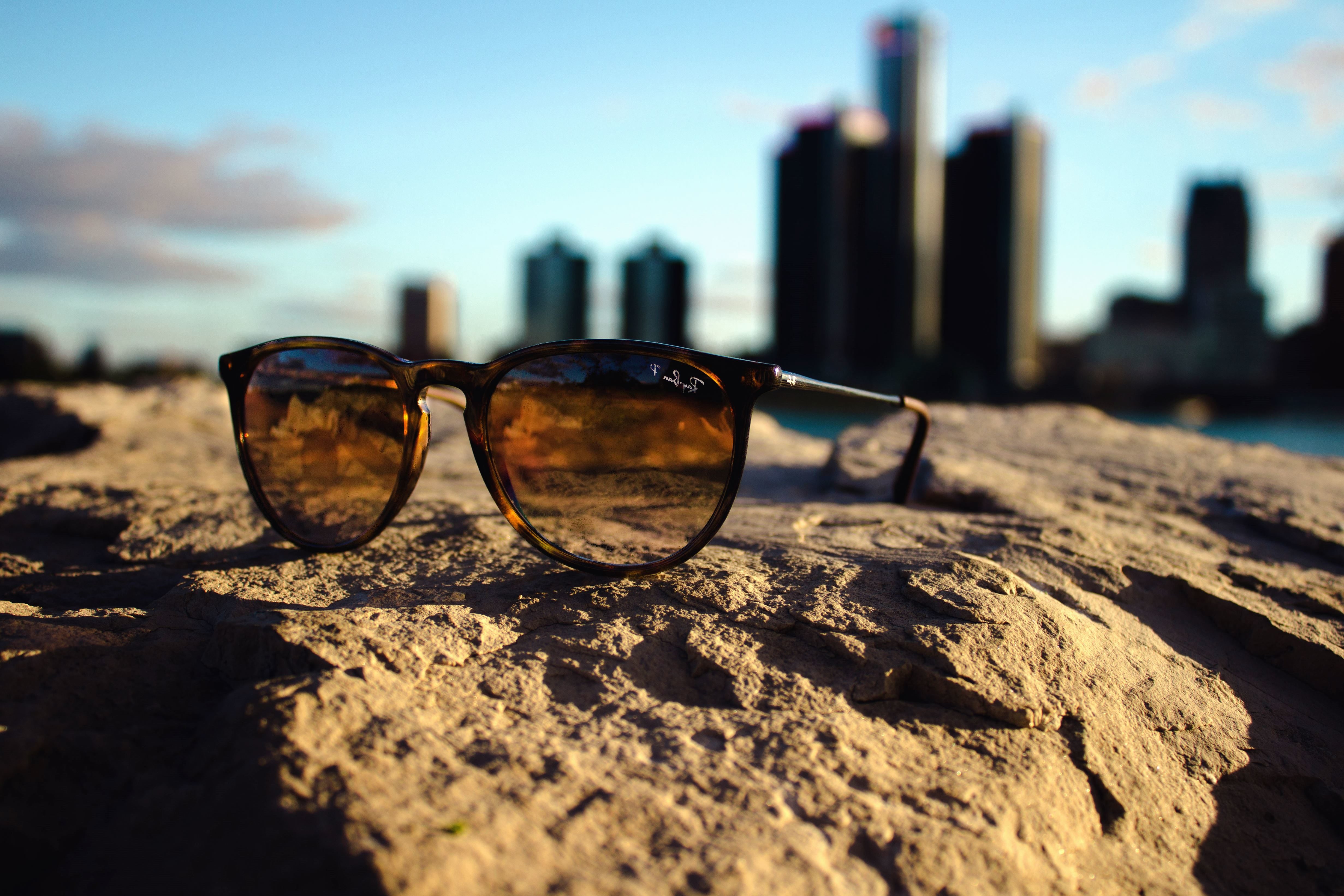 Free Picture Glasses Sun Sunglasses Eyeglasses Sky Sand Sea
