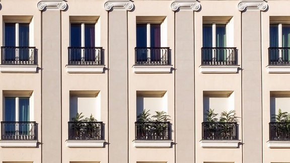balcony, building, architecture, window, facade, buildings, luxury