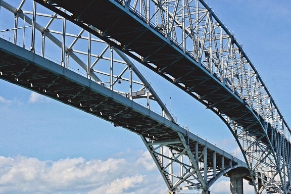 mosta, nebo, stavebníctve, doprave, oblúky