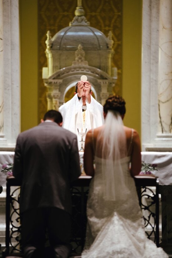 bride, groove, church, man, woman, priest, marriage, religion, christianity