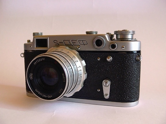 photo camera, retro, equipment, lens