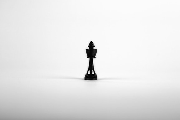 Roi, échecs, jeu, échiquier, stratégie