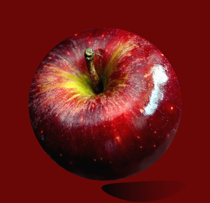 Apple, pedunculus, buah, makanan
