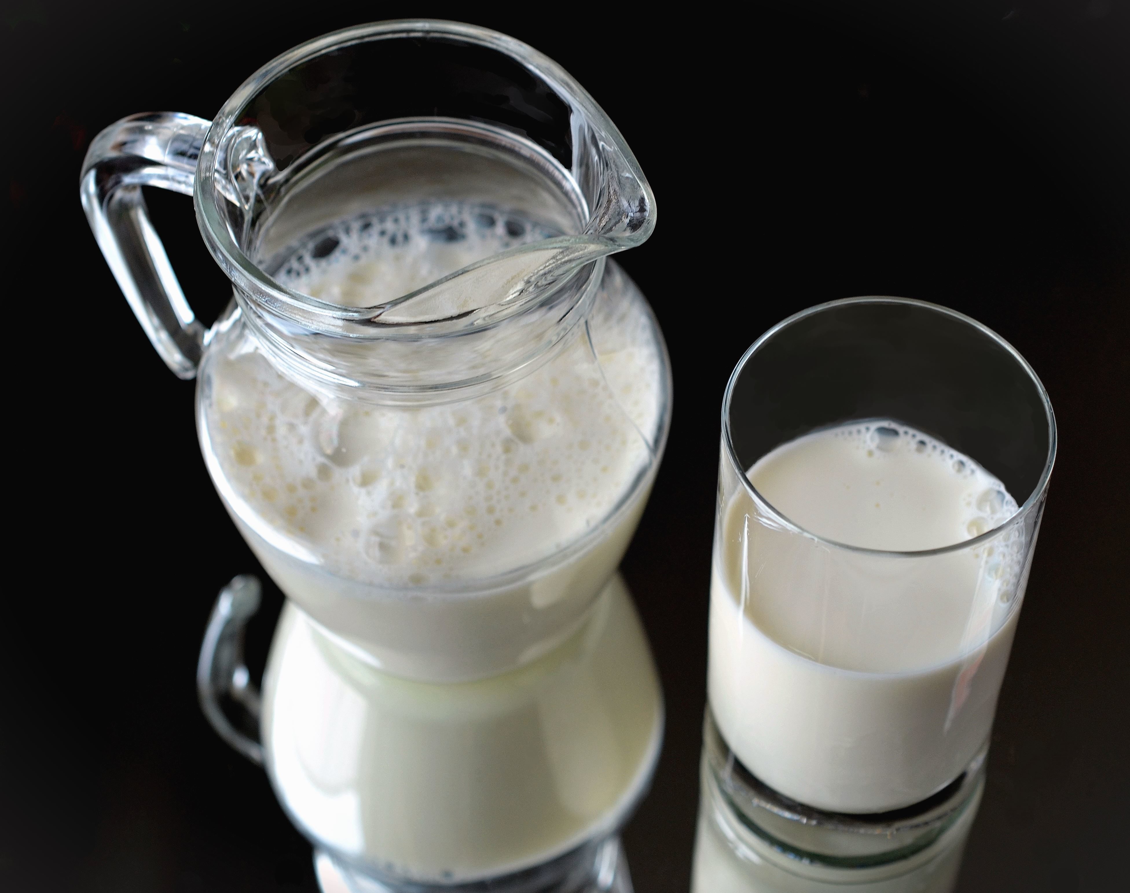 Kostenlose Bild Karaffe Glas Milch Essen Trinken