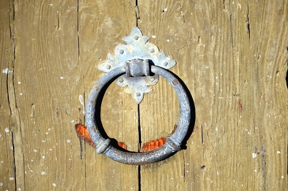 portas, anel, antiguidade, metal, madeira