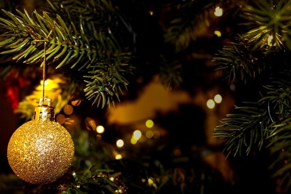 christmas, tree, ornament