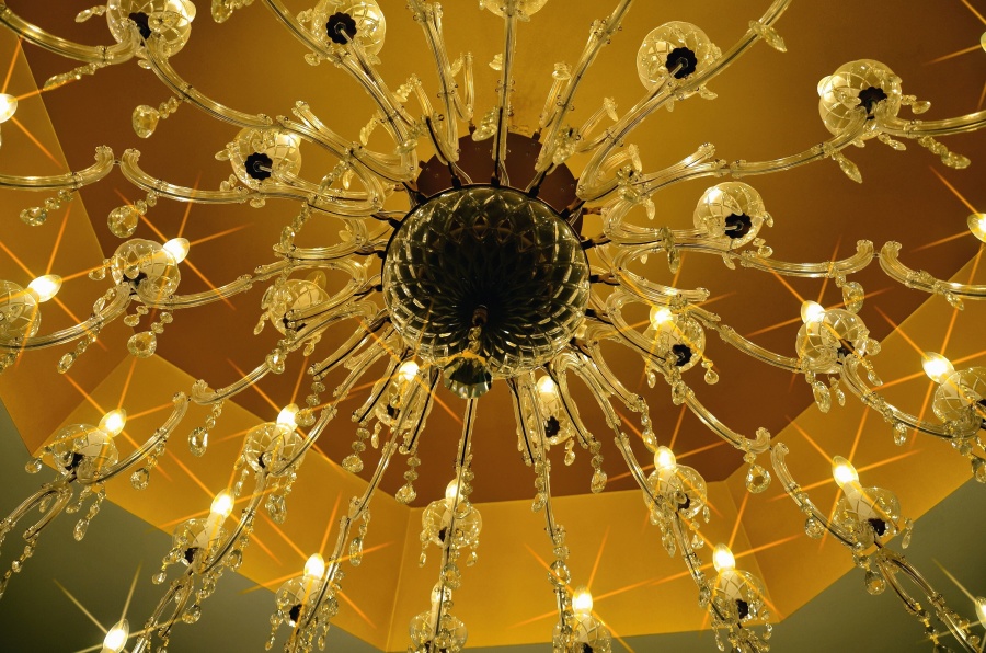 chandelier, house, light, bulb, electricity, ceiling