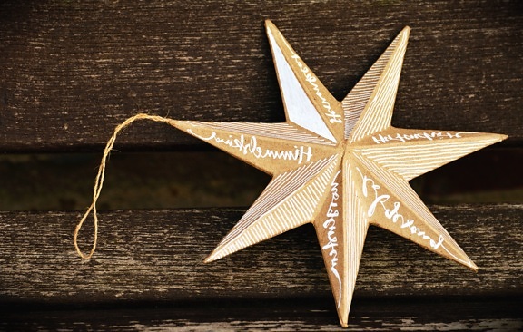 звезда, оригами, украшение, Рождество, украшение
