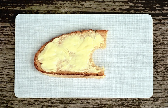 bánh mì, bơ, thực phẩm, bảng