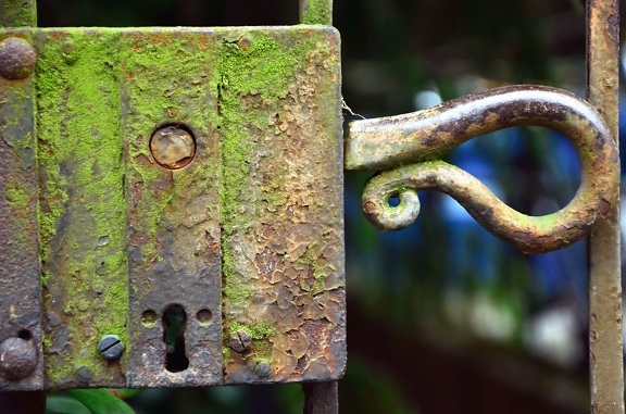 locks, antique, metal, door, door handle