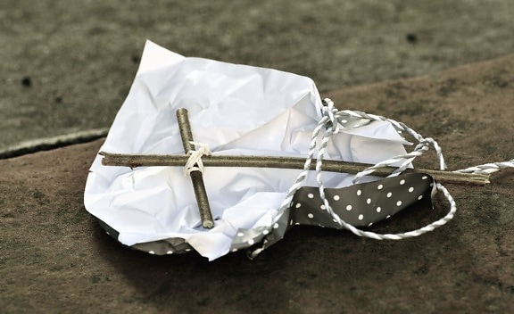 Cruz, papel, corda, Cristianismo, religião