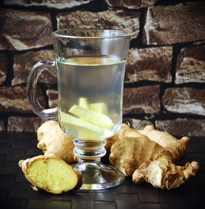 ginger, root, plant, cup, fruit juice