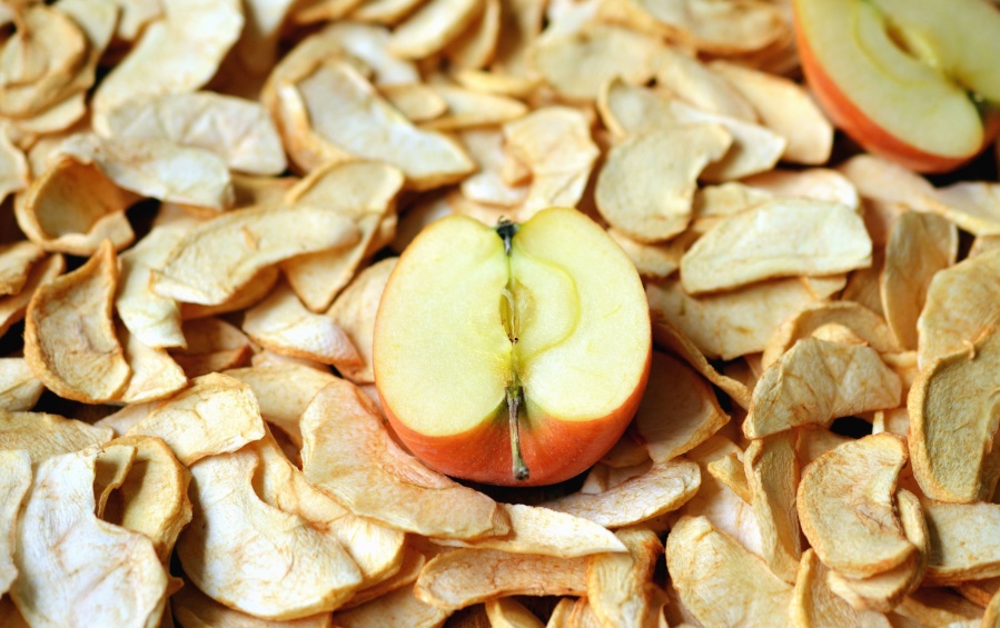 ผลไม้แห้ง apple อาหาร โภชนาการ