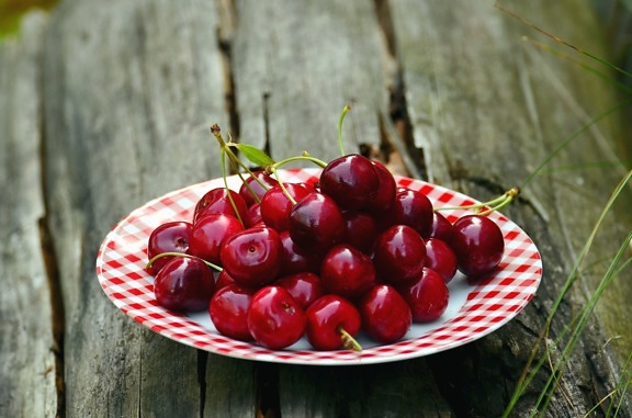 Cherry, frukt, mat, våren