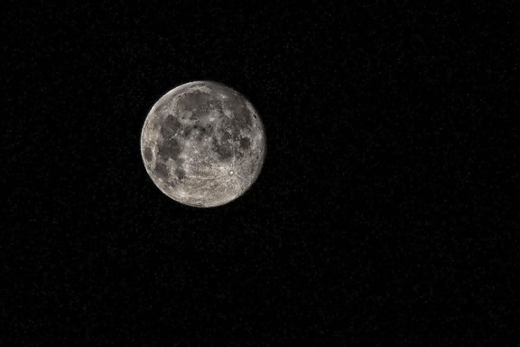 Mesiac, noc, obloha, moonlight