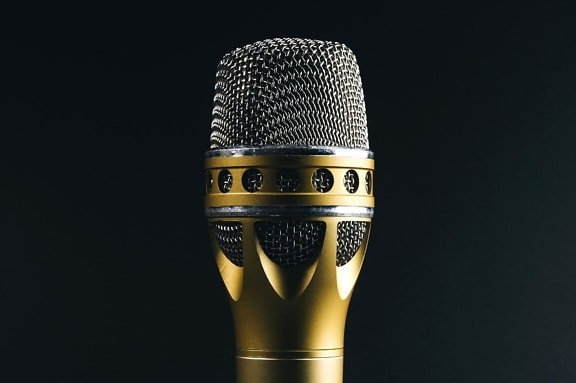 guld, mikrofon