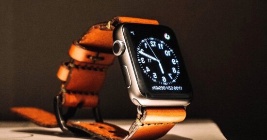 technology, gadget, wristwatch, leather, strap