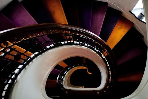 schody wewnętrzne, kolorowe,