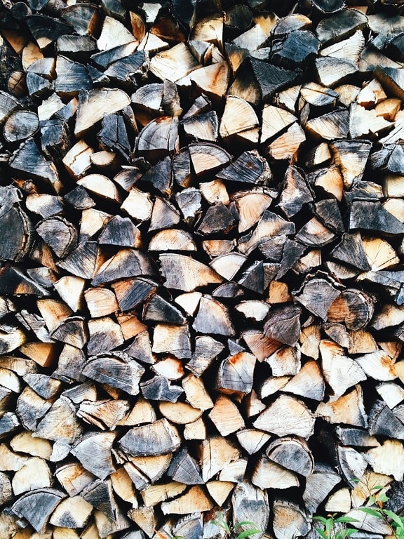 brandhout, houtstructuur