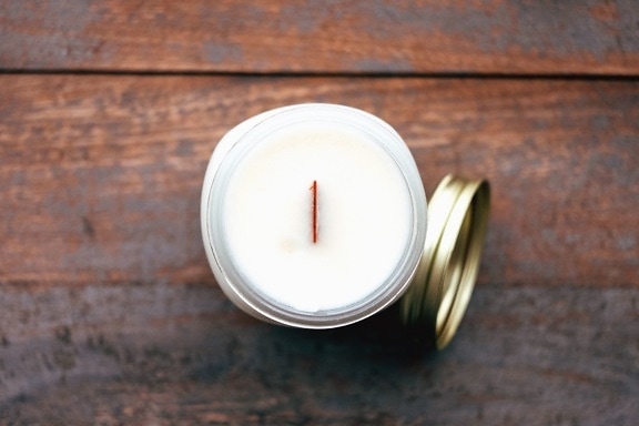 wick, candle, boxe, board, table
