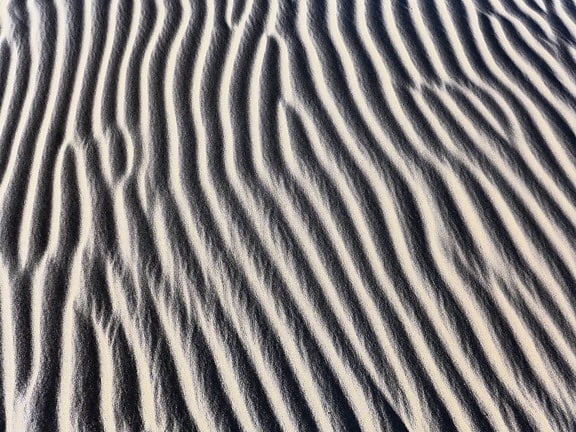 모래, 질감, 사막, 선