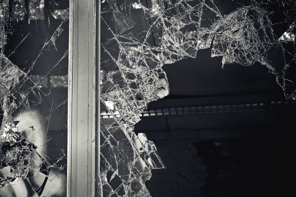 vidro, janela, quebrado, linhas