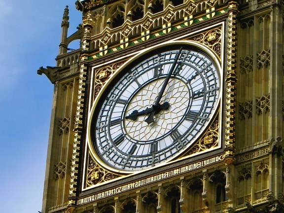 clock, hour, minute, time, tower, metal