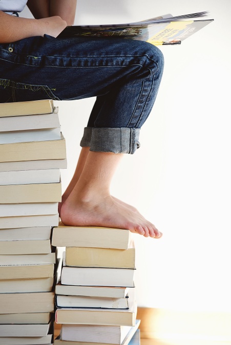 book, leg, pants, reading, research, science, study
