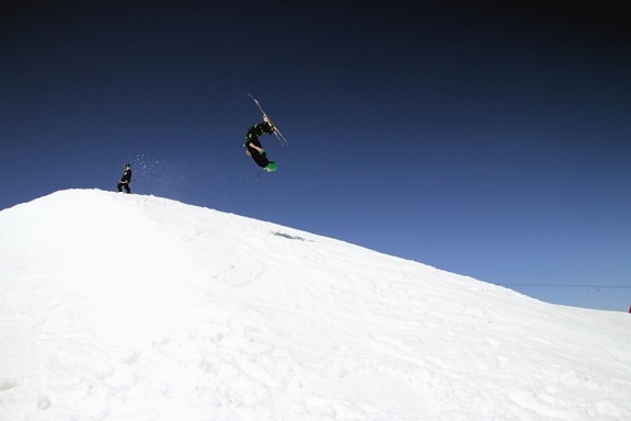 snowboard, sne, skiløb, kolde, bjerg, sport