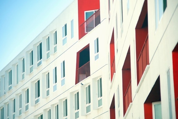 βεράντα, μπαλκόνι, αρχιτεκτονική, κατασκευές, σύγχρονο, παράθυρο, πρόσοψη