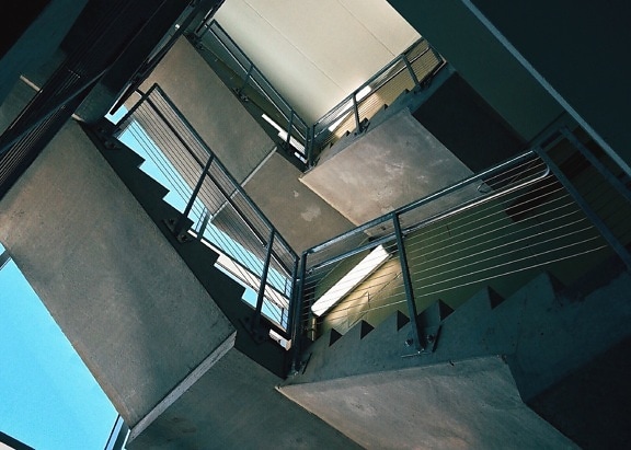 balustrade, scari, metal, beton, constructii, arhitectura