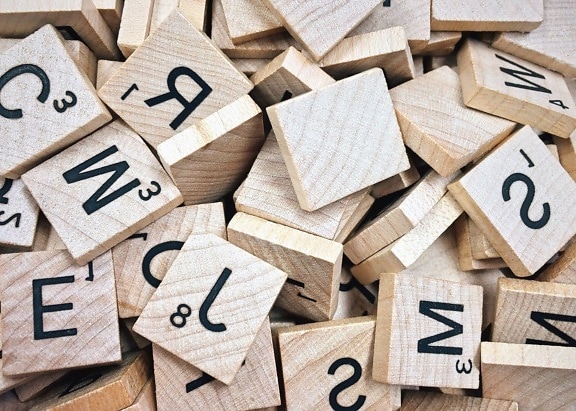 board, letters, game, logic, wood