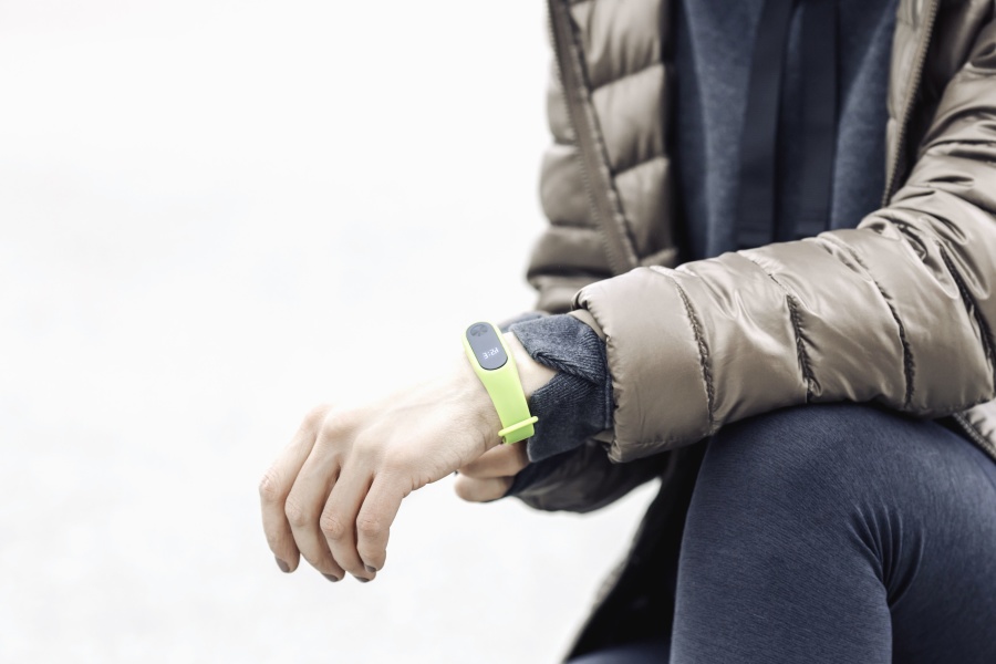 sat, moderno, digitalni, tehnologija, ruke, čovjek, jakna