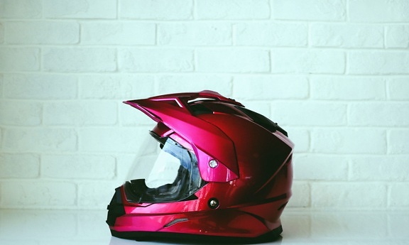 helma, hlava, sklo, uhlík, motocykly, cihla, zeď