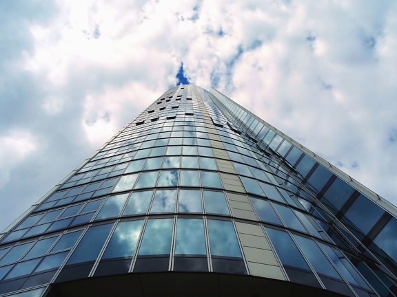lasi, julkisivu rakennuksen arkkitehtuurin, sky, pilvi, Päivänvalo
